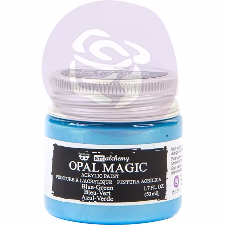Finnabair Art Alchemy Acrylic Paint 50ml - Opal Magic - Blue-Green