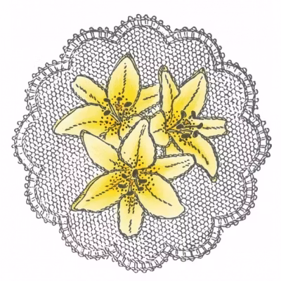 Marianne Design Cling stamp - liljor