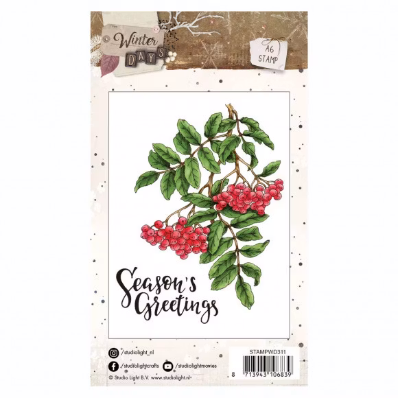 Studio Light Clearstamp STAMPWD311 Seeson's greetings