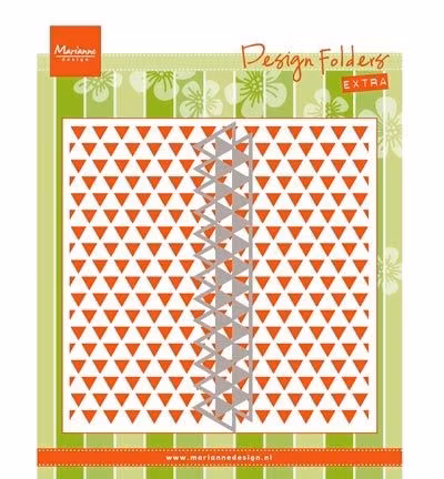 Marianne Design Die - DF3428 trianglar dies och embossing