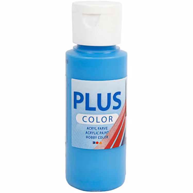Plus Color hobbyfärg, ocean blue, 60ml