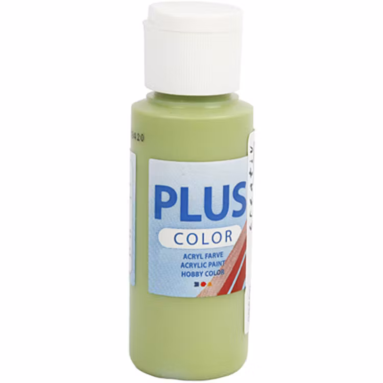 Plus Color hobbyfärg, leaf green, 60ml