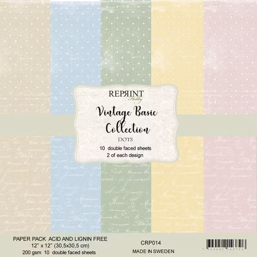 Reprint 12x12 - Basic Collection Pack Dots