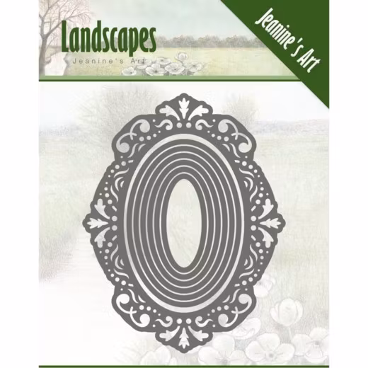 Jeanines Art Dies - frame oval JAD10052