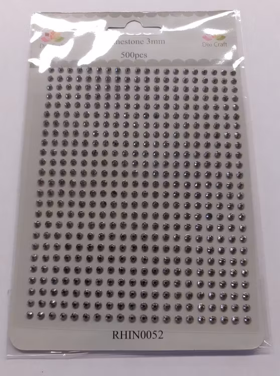 Rhinestone Dixi 3 mm, 500 st - 53 bronze