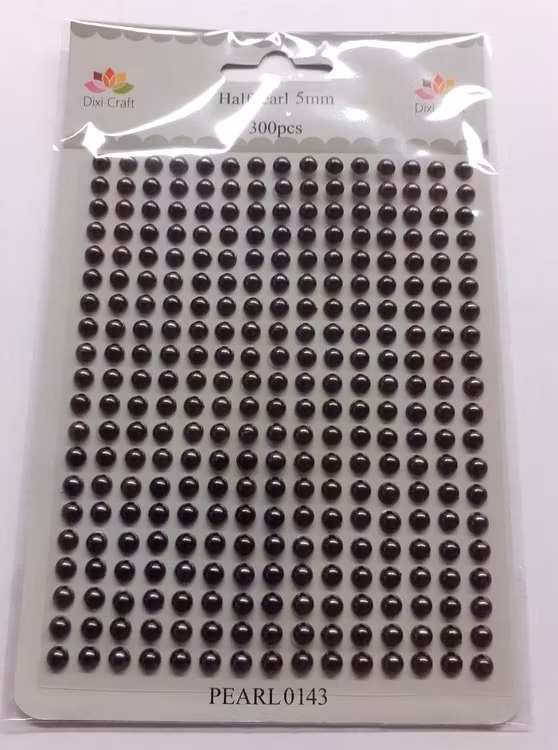 DIXI CRAFT HALVPERLER 5MM 300 stk PEARL0143 Coffee Brown