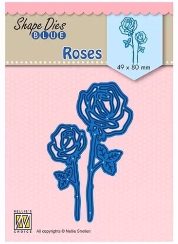 Nellie Snellen Die Blue - Roses