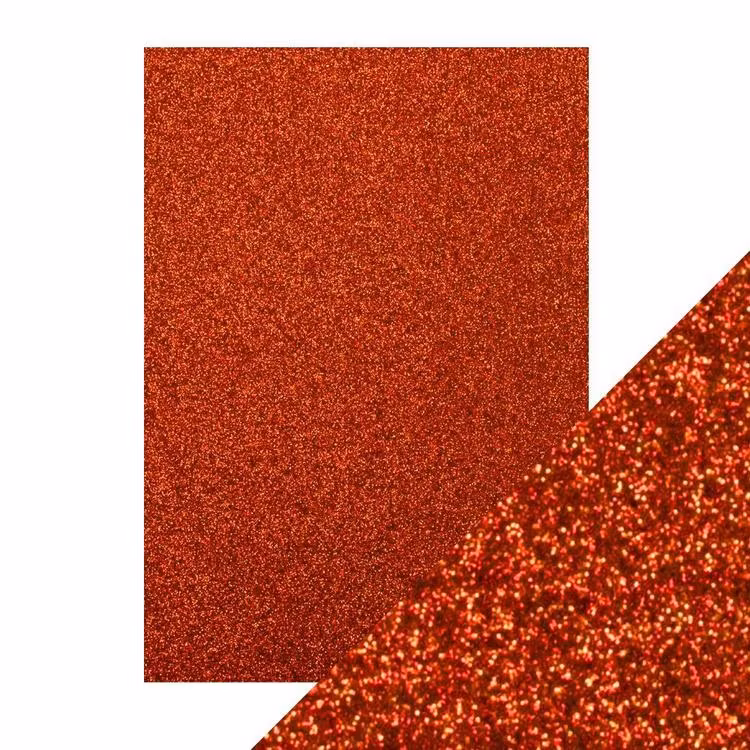 Tonic Studio Glitter Card - Ruby ritz