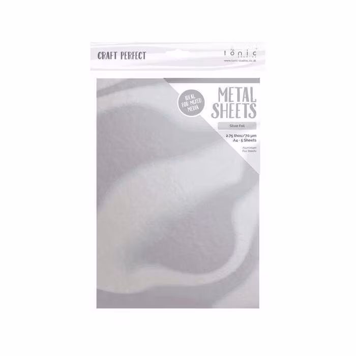 Tonic Studio Metal sheets - silver foil