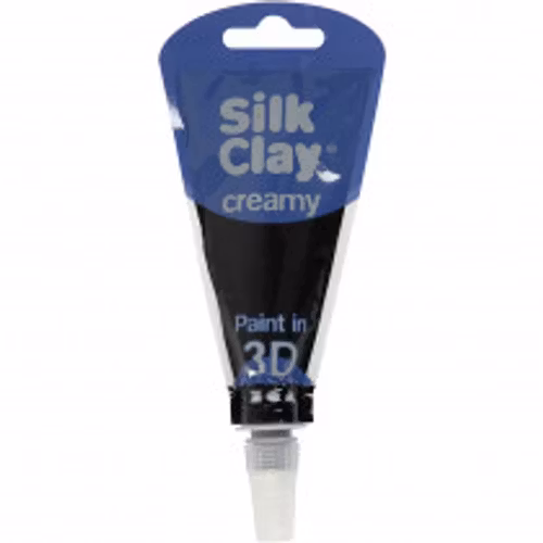 Silk clay creamy 35 ml - svart