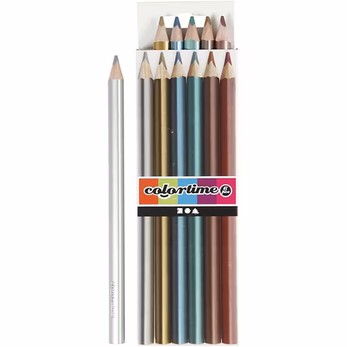 colortime färgblyerts -  metallic färger
