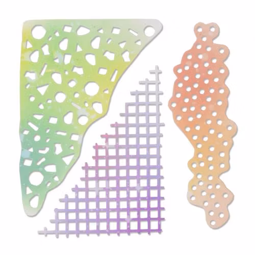 663361 Sizzix Thinlits Die 5pkt - geometric mask set