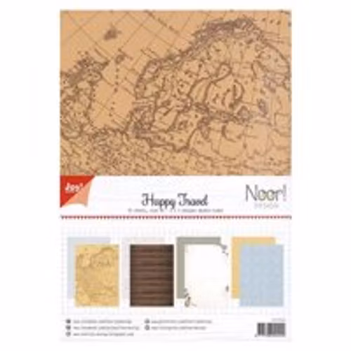 Joy!Crafts, A4 Papper 12st - Happy travel