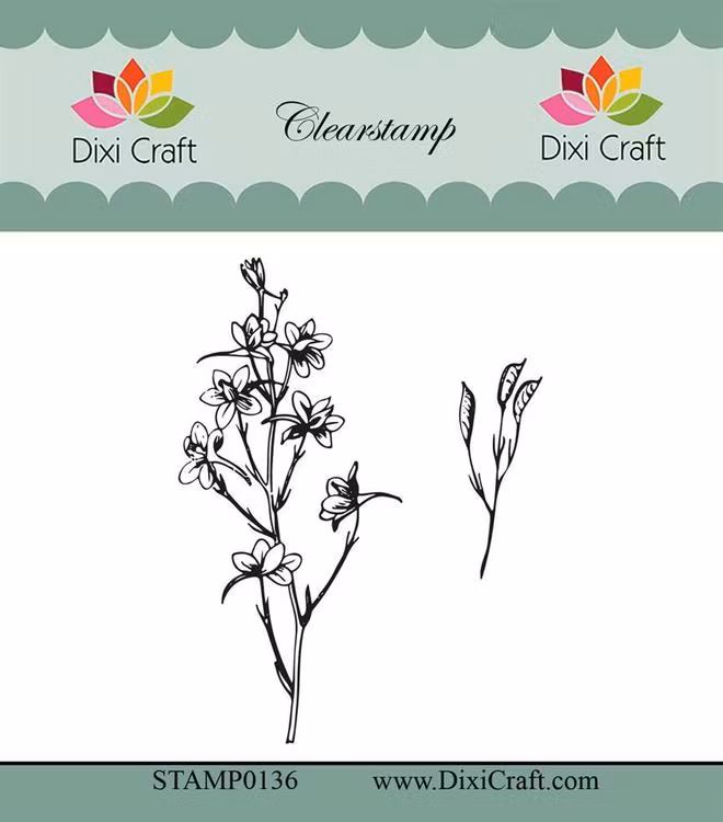 Dixi craft clearstamp - "Botanical Collection" STAMP0136
