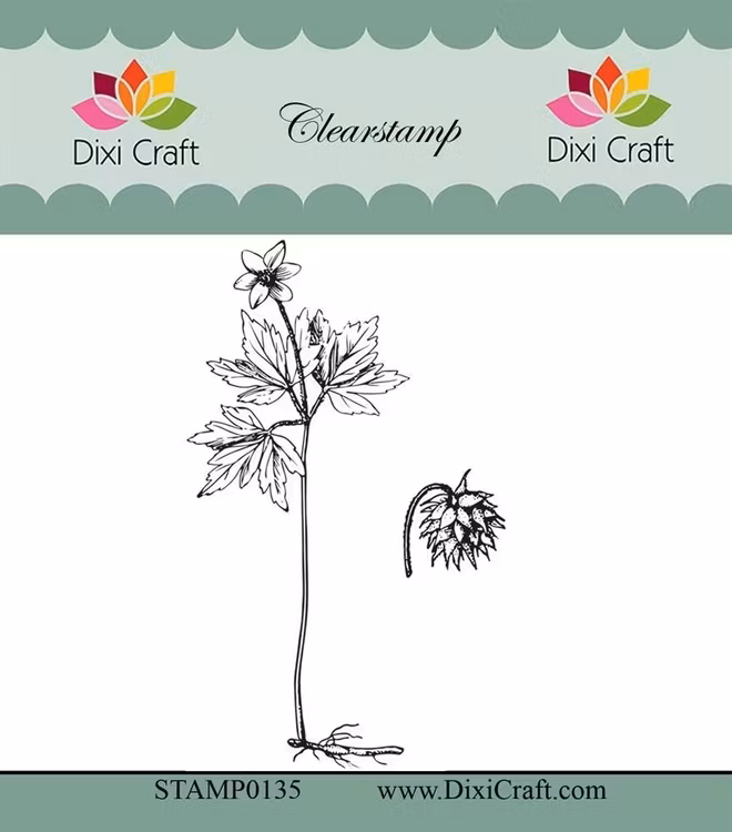 Dixi craft clearstamp - "Botanical Collection" STAMP0135