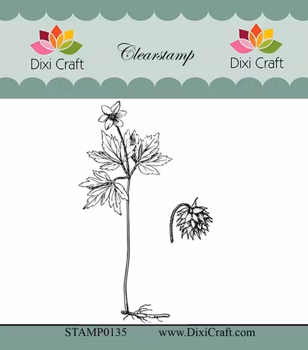 Dixi craft clearstamp - "Botanical Collection" STAMP0135