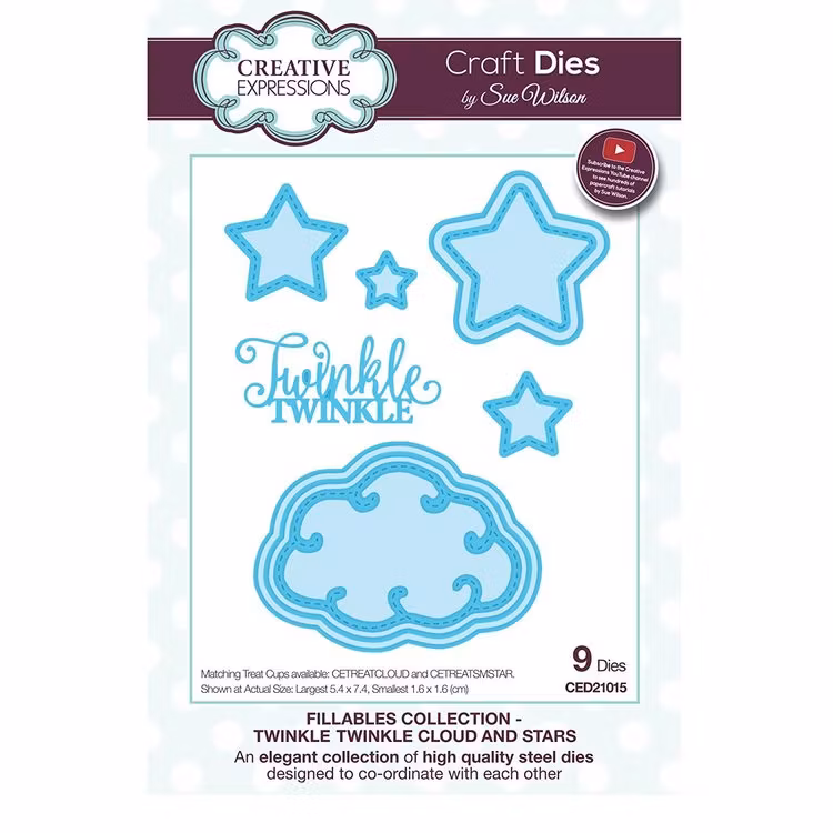 Creative Expressions Die, CED21015 - stars
