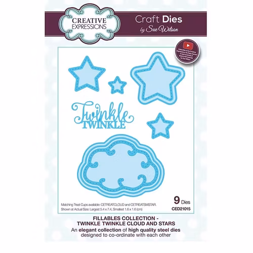 Creative Expressions Die, CED21015 - stars