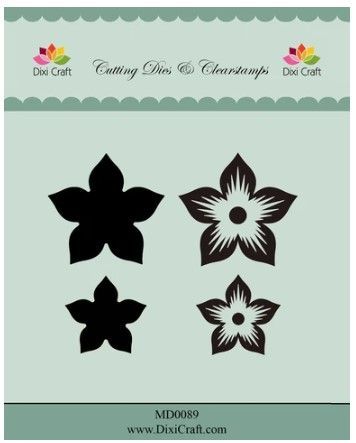 Dixi craft Dies & stamp - blomma MD0089