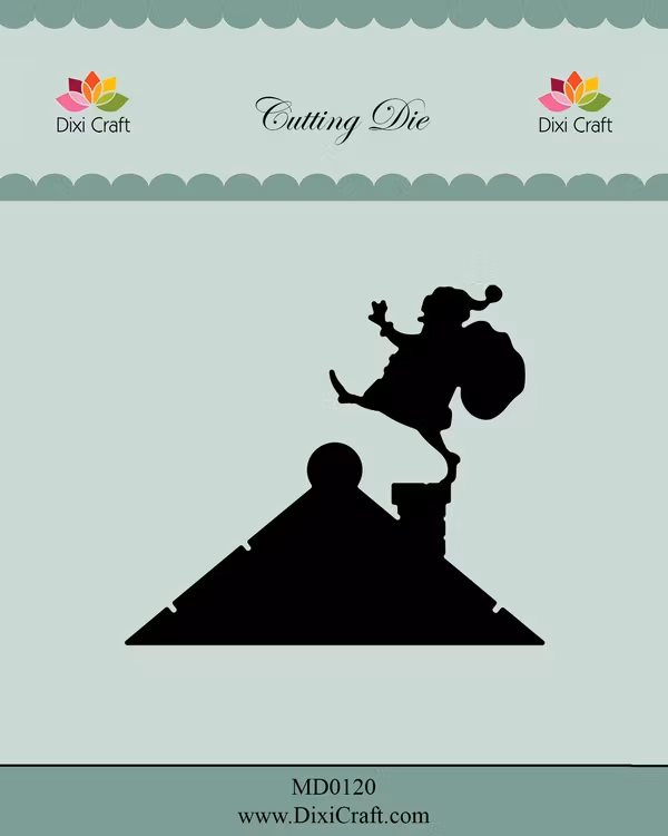 Dixi craft Dies - santa on rooftop MD0120