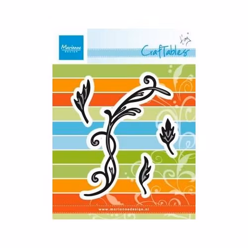 Marianne Design Die - swirl löv CR1244