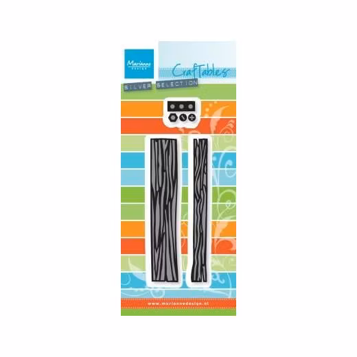 Marianne design Die - logs planks CR 1348