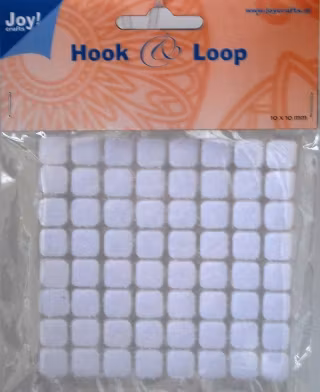 Hook and Loop, Joy! Crafts 10 mm kvadrat