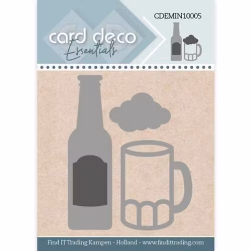 Card deco dies - Beer CDEMIN10005