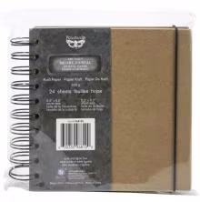 Prima Art Daily Chipboard Journal - Kraft Square