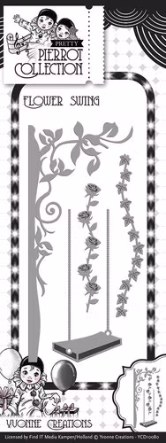 Yvonne Creation Die - flower swing YCD10080