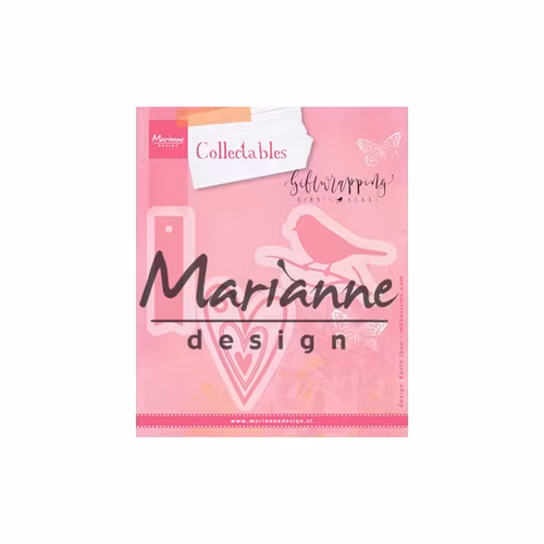 Marianne Design Dies - hjärta fågel mm COL1443