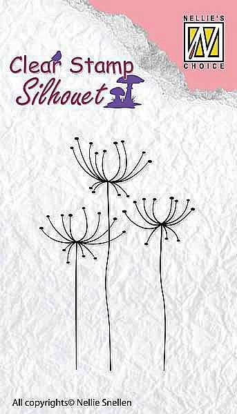 Clearstamps Nellie Snellen - flower15 sil031