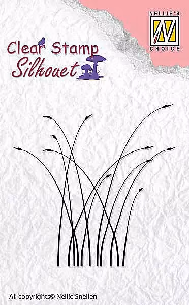 Clearstamps Nellie Snellen - grass sil032