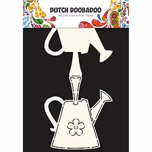 Dutch Doobadoo - watering can card A4