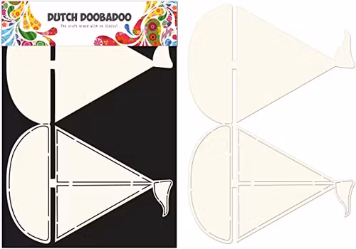 Dutch Doobadoo - sailboat card A4