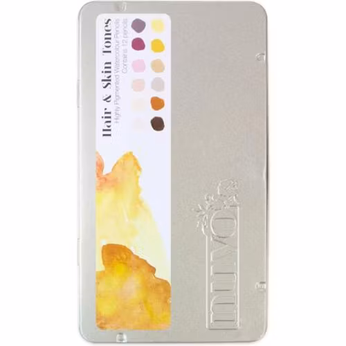 Tonic Studios Nuvo Watercolor Pencils 12/Pkg - Hair & Skin Tones 521N
