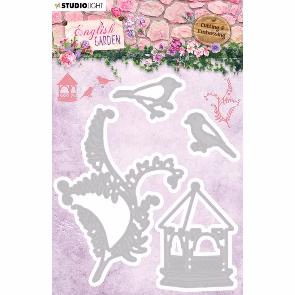 Studio light die - English garden birds