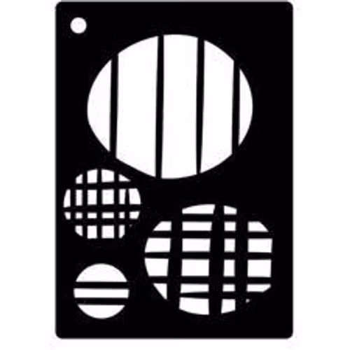 Creative Expressions minimask 6,5x10cm - etched ovals