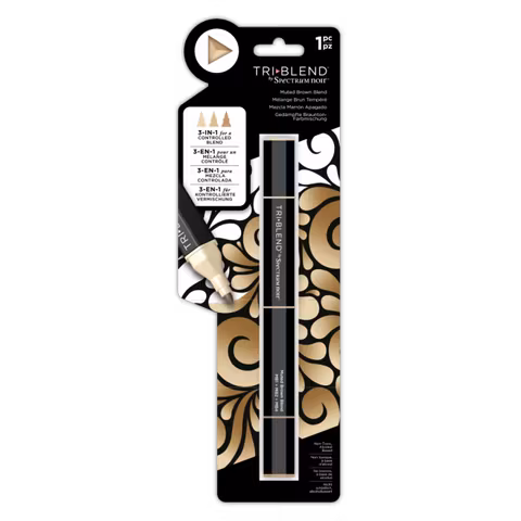 Spectrum Noir TriBlend Marker - "Muted Brown Blend" SN-TBLE-MBBL