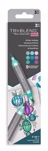 Spectrum Noir TriBlend Marker - "Winter Holiday 3pc" SN-TBBR-WINT3