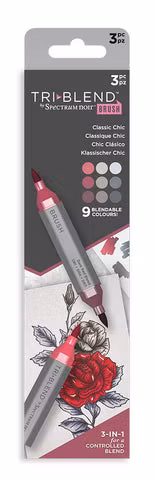 Spectrum Noir TriBlend Marker - "Classic Chic 3pc" SN-TBBR-CLCH3