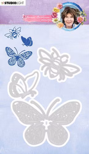 Studio Light Dies - butterfly and bee jbs01