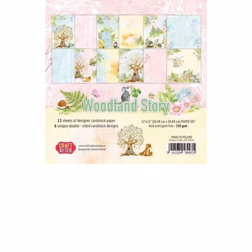 Craft & You, 12x12, woodland story