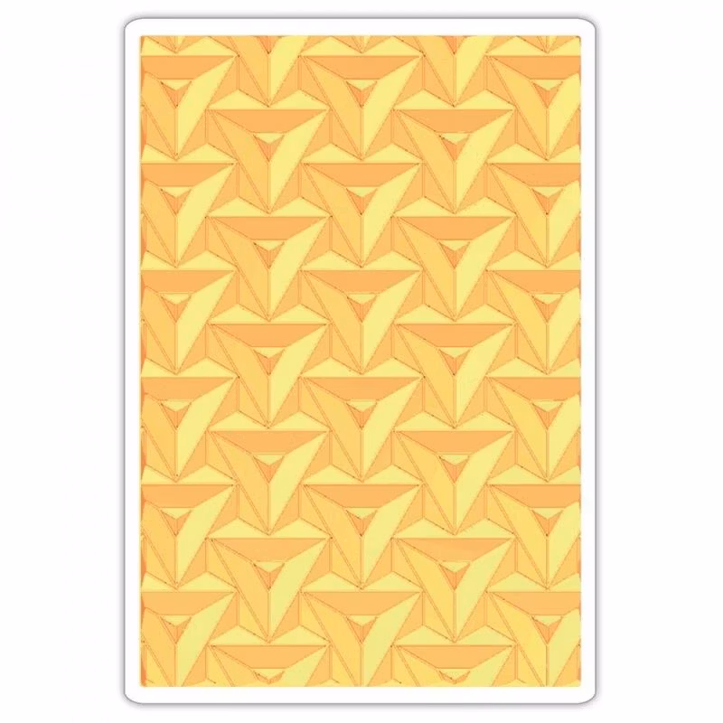 Sizzix embossingfolder 3D - 661951 prism geometrics