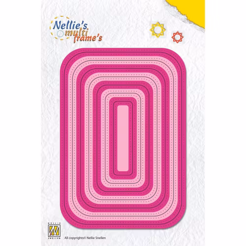 Nellie Snellen Dies  - MULTIFRAME DIES Straight dotted rectangle MFD088