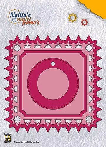 Nellie Snellen Dies  - MULTIFRAM DIES SQUARE WITH LABEL MFD099