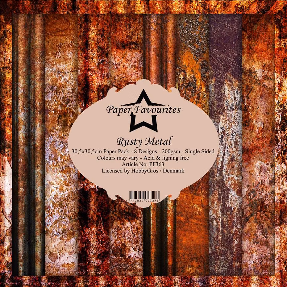 Paper Favourites pack 12x12 - Rusty Metal