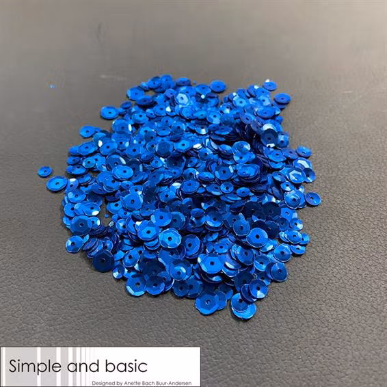 Sequins, simple and basic, Blue SBS110