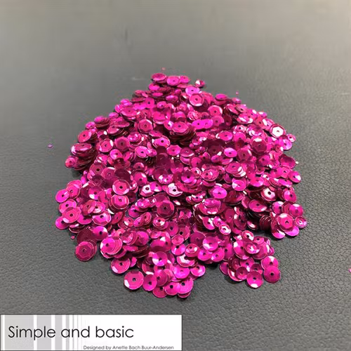 Sequins, simple and basic, Pink SBS112