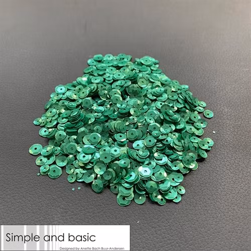 Sequins, simple and basic, Pale Green SBS115